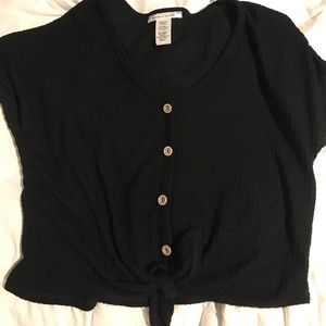 Black Button top